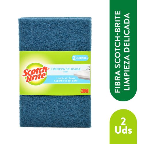 Fibra Limpieza Delicada Cero Rayas Baño Scotch-Brite x 2 und