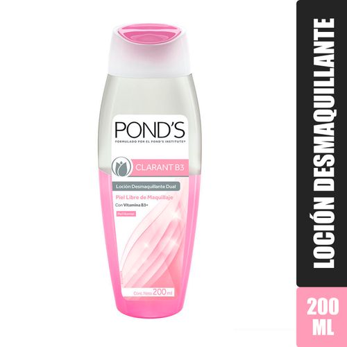 Loción Tonica Pond's Limpieza Clarant B3 Dual Piel Normal - 200 ml