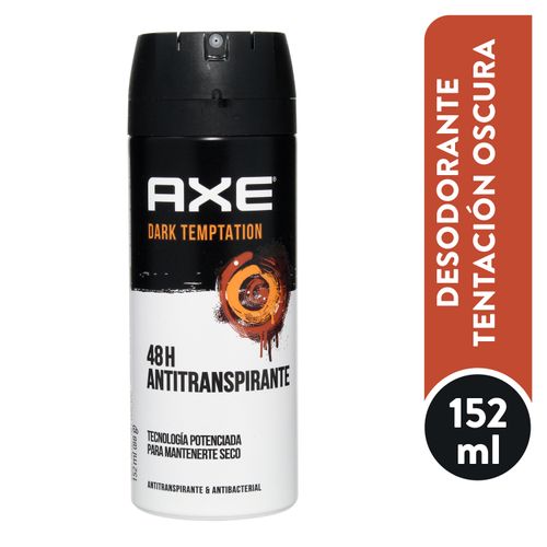 Antitranspirante Axe Dark Temptation Aerosol- 152 ml