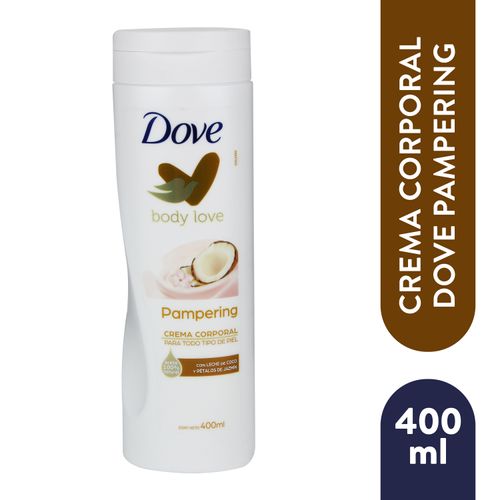 Crema Corporal Dove Leche De Coco Y Pétalos De Jazmín, Todo Tipo De Piel - 400 ml