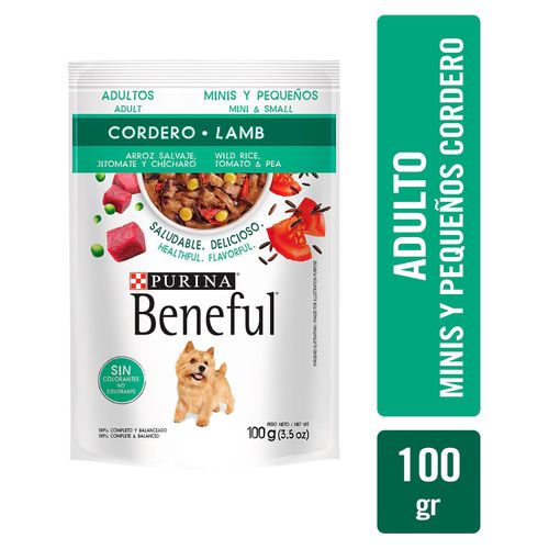 Beneful Adulto Mini Cordero - 100 g