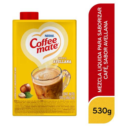Crema Líquida Para Café Coffee-Mate Nestlé Sabor Avellana - 530 g