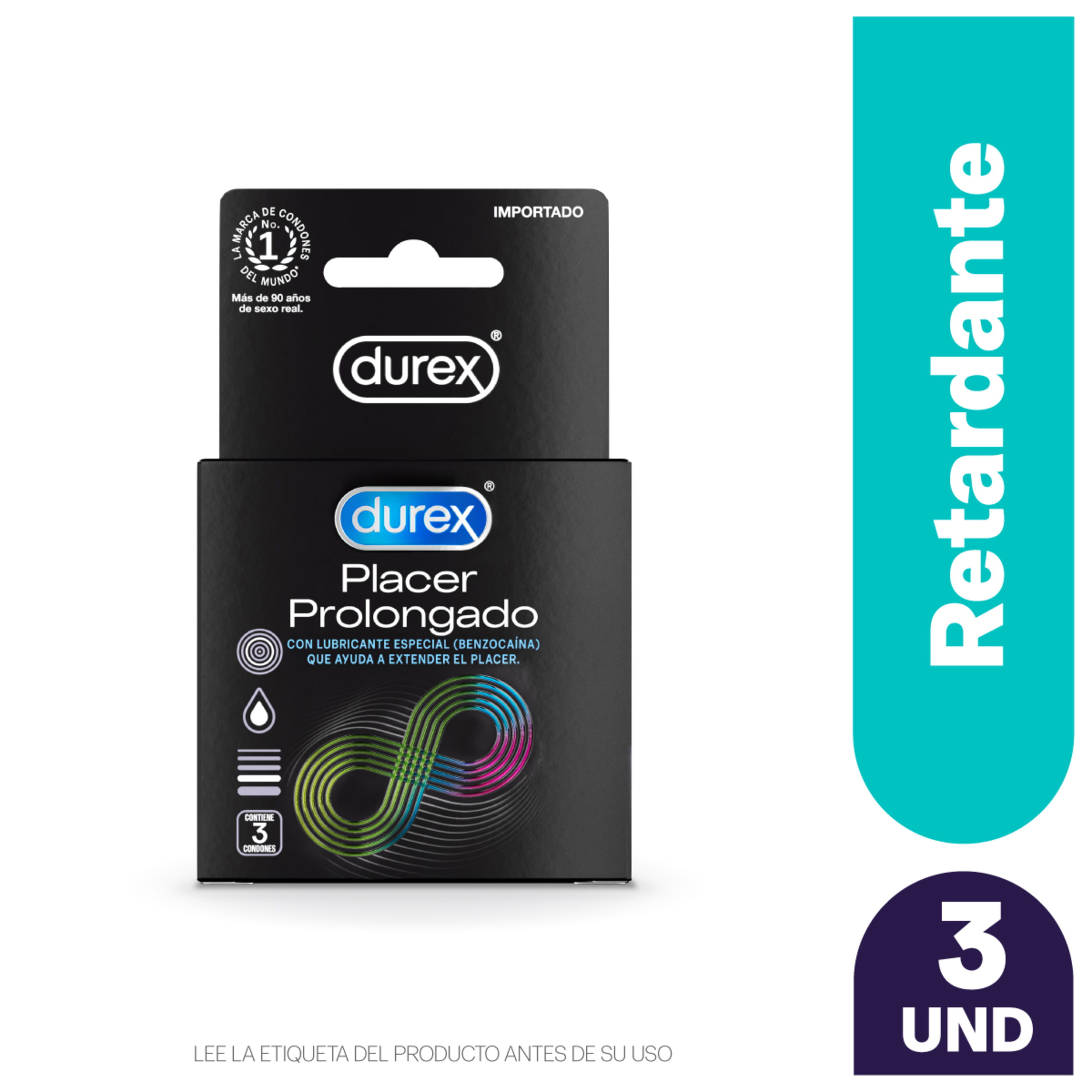 Comprar Condones Durex Placer Prolongado Látex Natural Con Lubricante  Especial - 3Uds | Walmart El Salvador