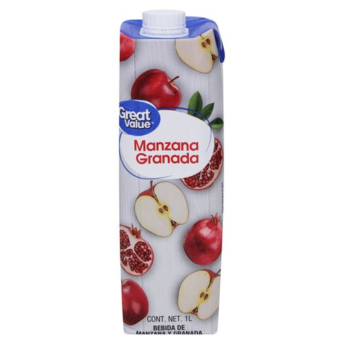 Bebida Great Value Ganada Manzan - 1000 ml