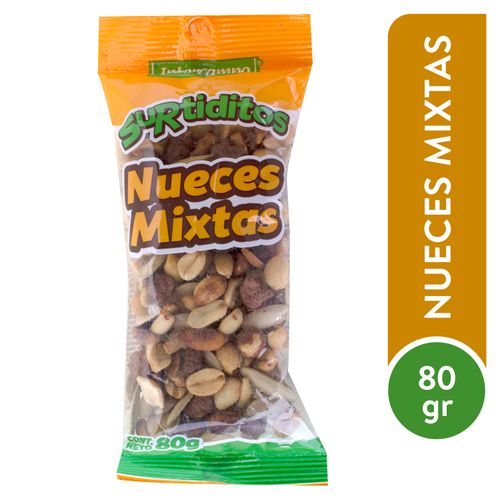 Semillas Surtiditos Nueces Mixta 80 g