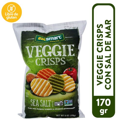 Snack Veggie Crisps Con Sal De Mar - 170 g