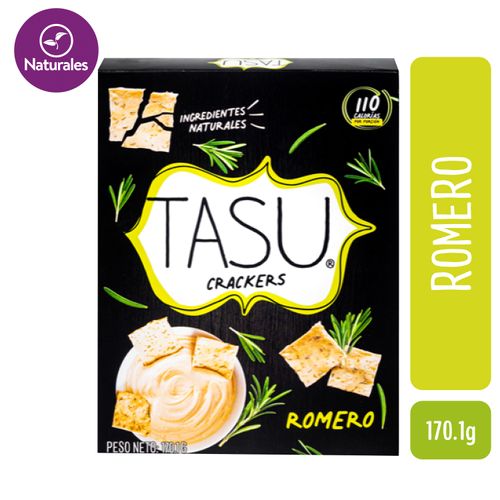 Galletas Naturales TASU Crackers Romero - 170 g