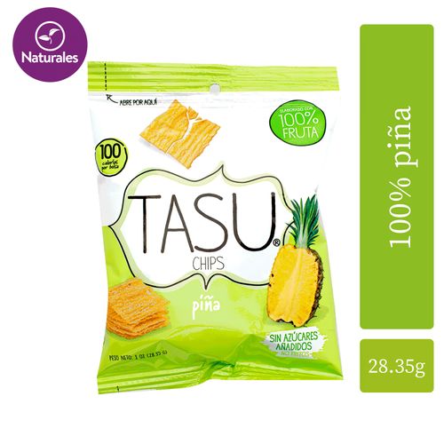 Snacks de fruta deshidratada, TASU Chips de piña - 28.35 g
