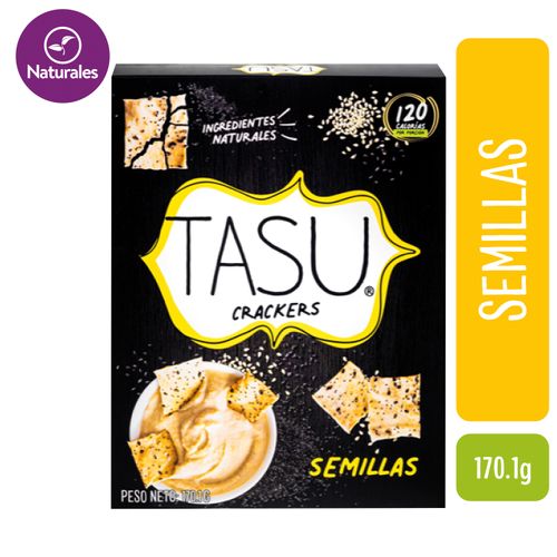 Galletas Naturales TASU Crackers Semillas - 170 g