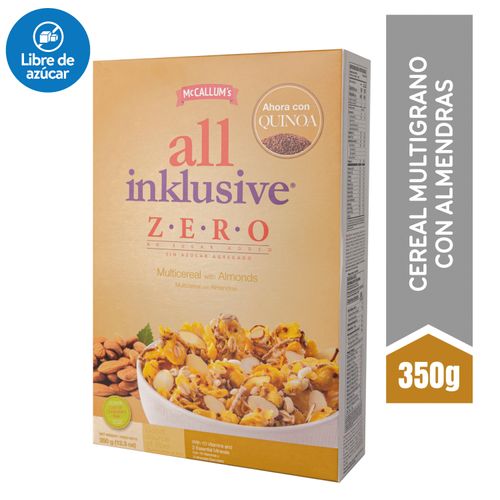 Cereal Multigrano Mc Callums All Inklusive, Almendras -350 g