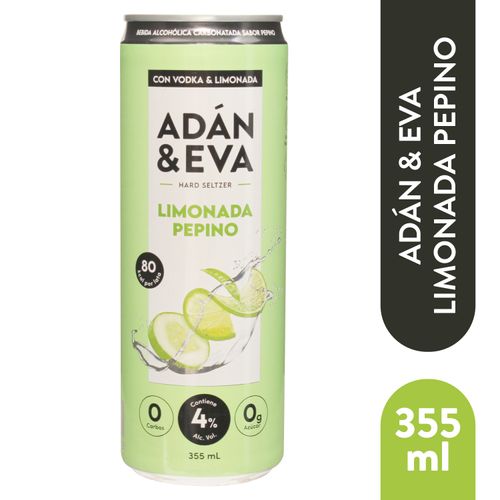 Bebida Adán & Eva Pepino Lata- 355 ml