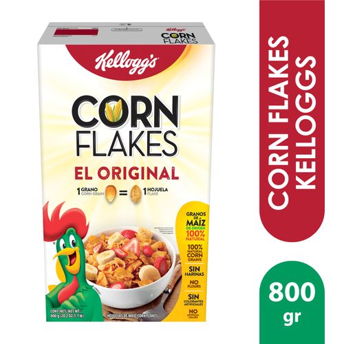 Cereal Corn Flakes Kellogg Caja 800G