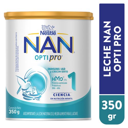 Fórmula Láctea Nan® Optipro® 1 Lata, Proteína Optimizada, Probióticos Y Dha- Ara - 350g