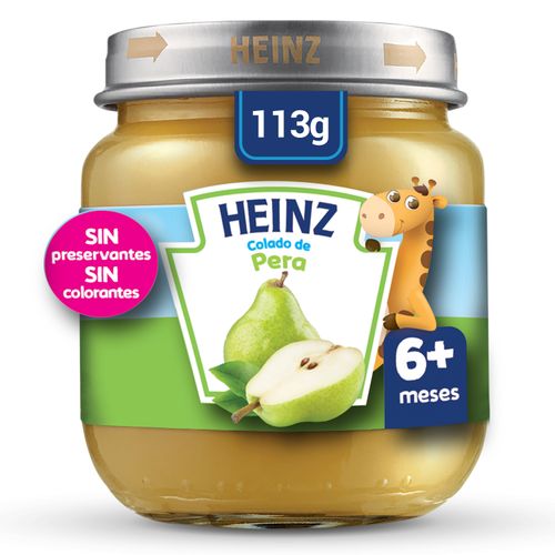 Colado Heinz Pera Vidrio - 113g