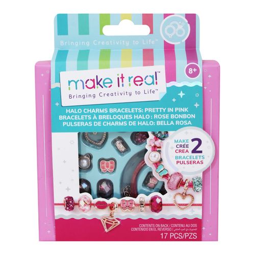 Juego para crear Pulseras Make it Real, con charms para niña