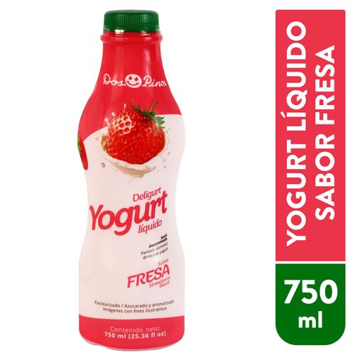 Yogurt Dospinos Liquido Fresa 750 ml