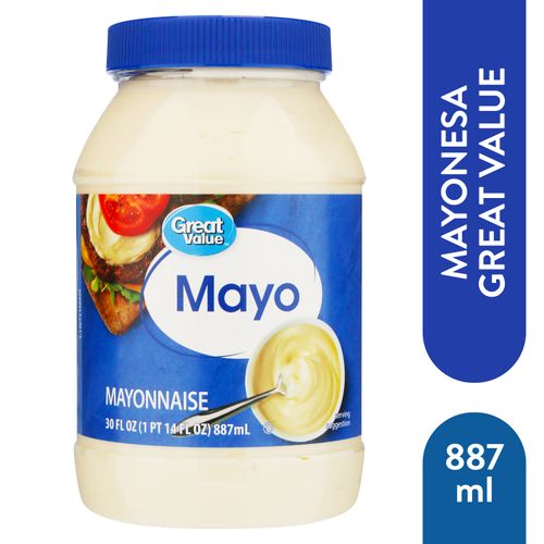 Mayonesa Great Value - 887ml