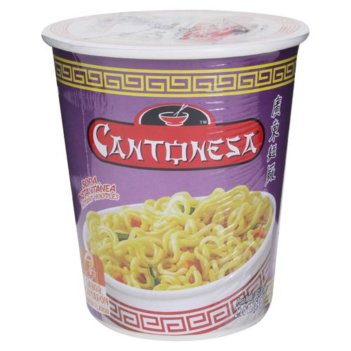 Sopa Cantonesa Camaron Vaso 12 Por - 65 g