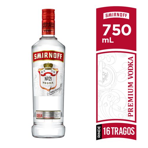 Vodka Smirnoff No.21 Red - 750 ml