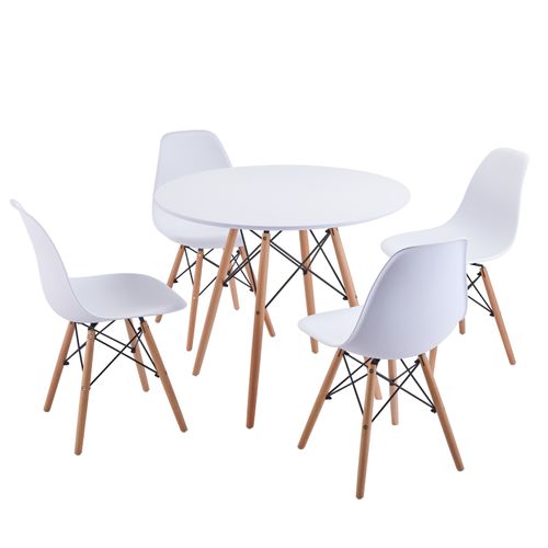 Juego comedor Mainstays, color blanco -5 pzas