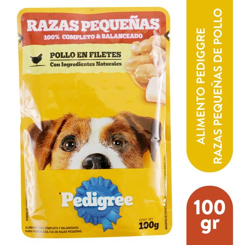 Alimento Humedo Perro Pedigree Raza Pequeña Pollo - 100 g