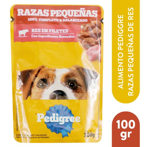 Alimento Humedo Perro Pedigree Raza Pequeña Res - 100 g