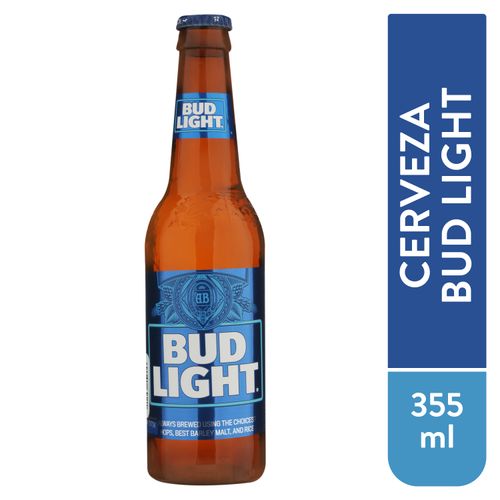 Cerveza Bud Light Bot 355 ml