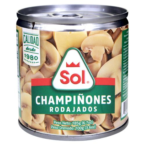 Champiñones Sol En Rodaja - 190 g