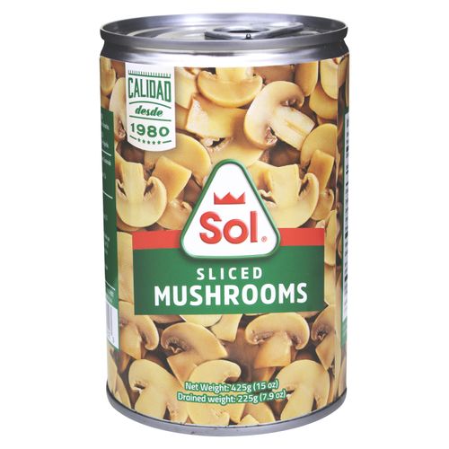 Champiñones Sol En Rodaja - 225 g