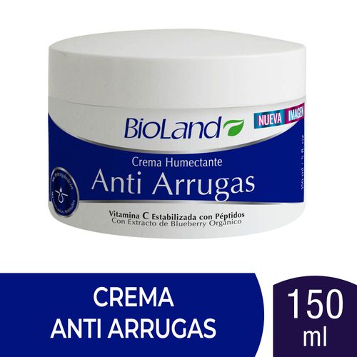 Crema BioLand  Antiarrugas Blueberry Orgánico  - 150 ml