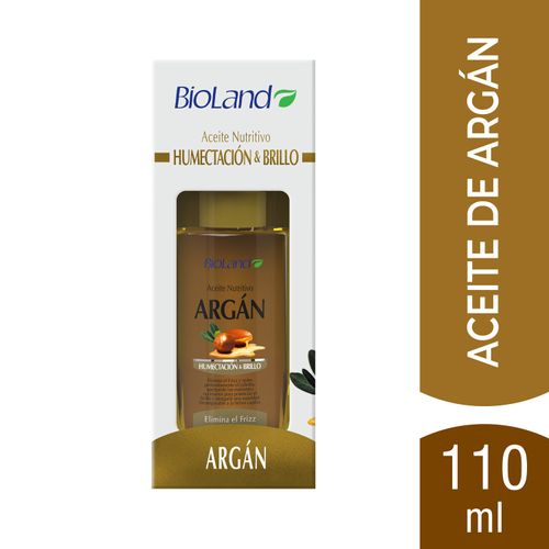 Aceite BioLand Nutritivo Argán Humectación y Brillo  - 110 ml