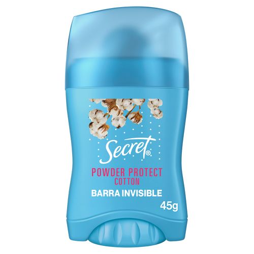 Desodorante Secret en barra invisible powder protect - 45 g
