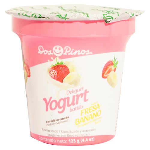 Yogurt Dospinos Fresa Banano 125 g