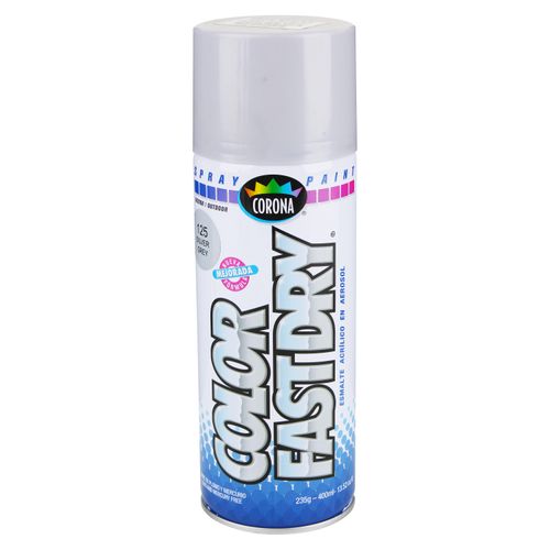 Spray Corona Fast Dry Color Silver Grey