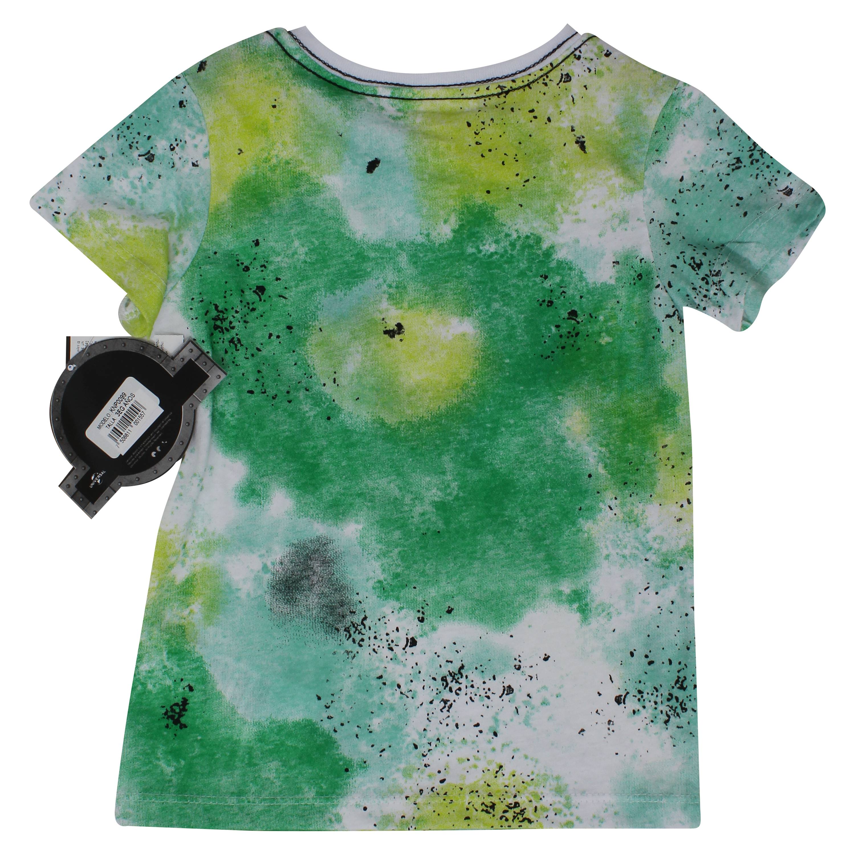 T-shirt Vert Jurassic World Pour Homme, Taille S, Coton, Manches Courtes