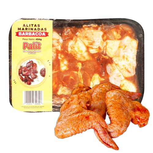 Alitas Bbq Palit Bandeja 454 G