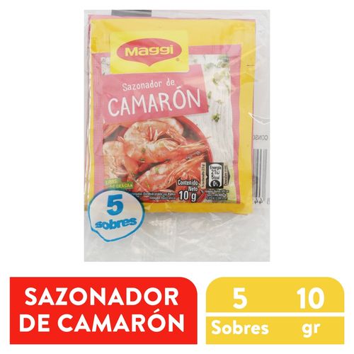 Consome Sazonador Maggi Camaron 5 sobres - 50 g