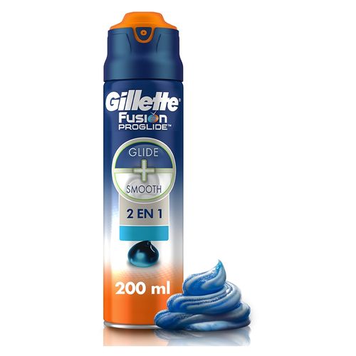 Gel Para Rasurar Gillette Fusion Proglide que Hidrata la Piel -200 ml