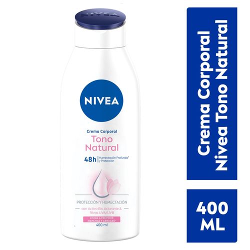 Crema Nivea Corporal Humectante Tono Natural-400 ml