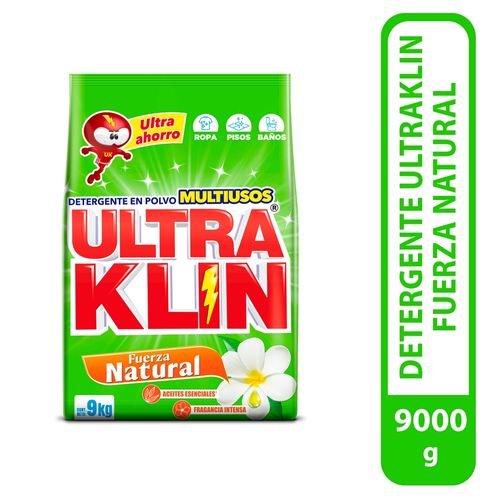 Detergente Ultraklin, Fuerza Natural -9000 g