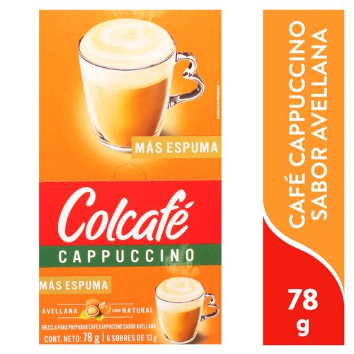 Colcafe Cappuccino Avellana - 78 g