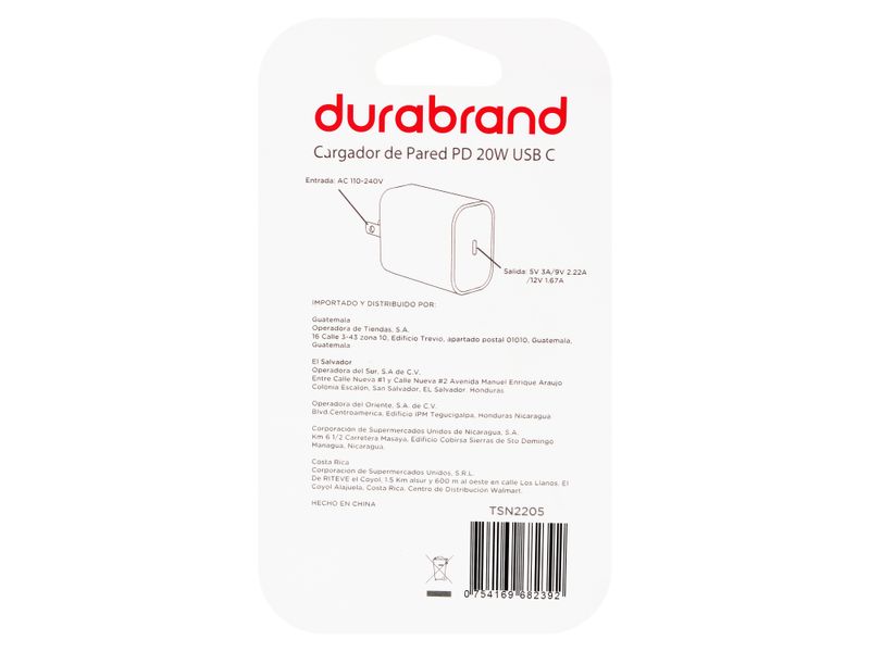 Durabrand-Cargador-De-Pared-Pd-20W-Usb-C-Cargador-Durabrand-De-Pared-20W-Usb-C-2-34255