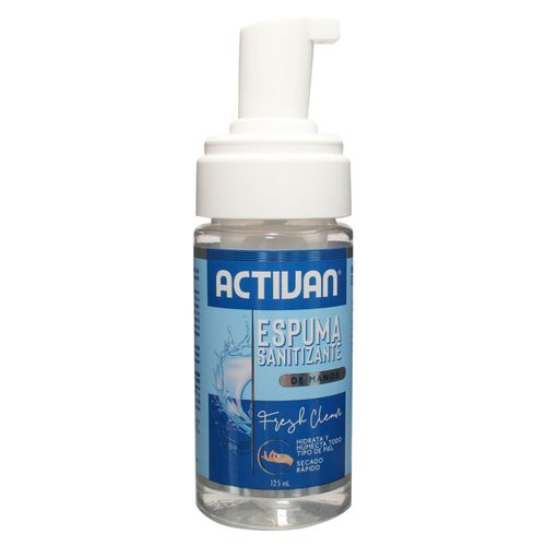 Activan Espuma Sanitiz Fresh Clean 125 ml
