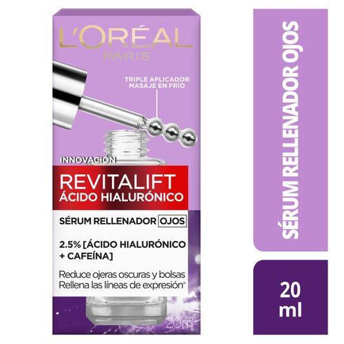 Sérum Rellenador Ojos  L’Oréal Paris Revitalift Acido Hialurónico - 20ml