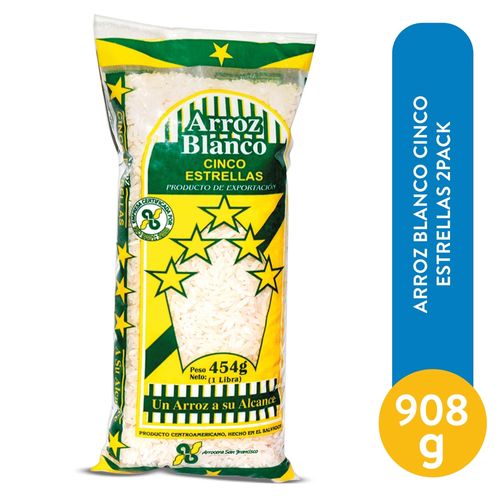 Arroz Blanco Cinco Estrellas 2 Pack - 908 g