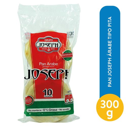 Pan Joseph Arabe Tipo Pita - 300 g