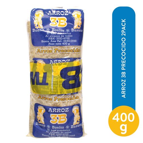 Arroz 3B Precocido 2Pack 400 g