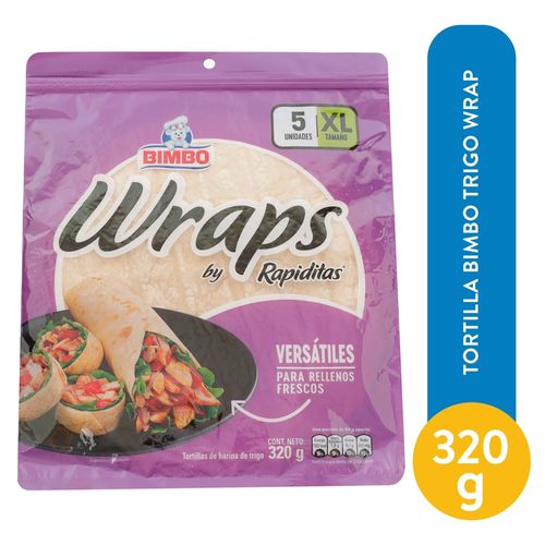 Tortilla Bimbo Trigo Wrap - 320 g