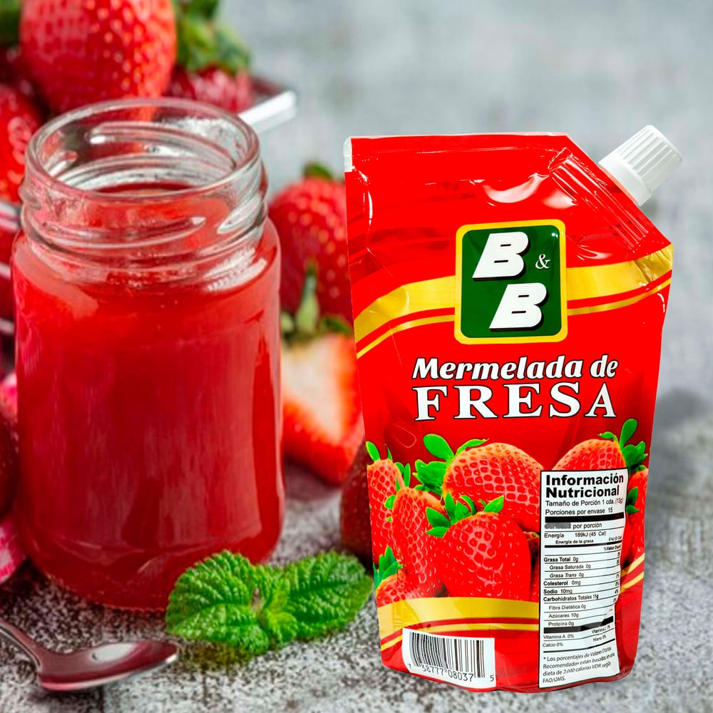 Comprar Mermelada B&B De Fresa Doy Pack - 200 G | Walmart El Salvador