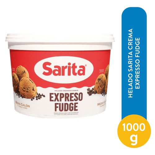 Helado Sarita Crema Expresso Fudge - 1000 g